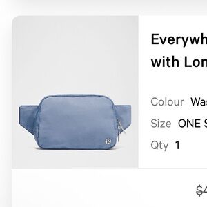 lululemon athletica Washed Denim Everywhere Belt Bag